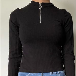 Black Long Sleeve Top